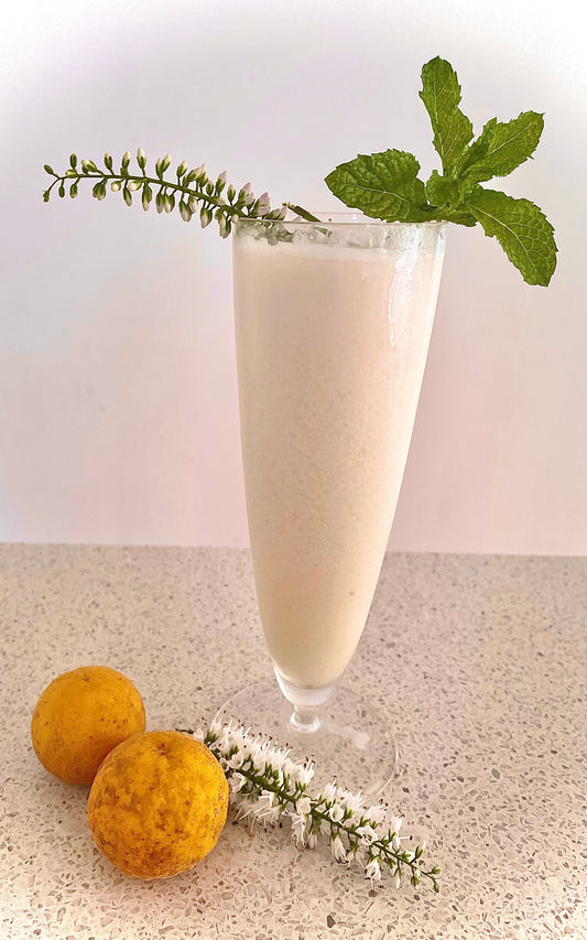 Gin Colada with Japanese bitter orange